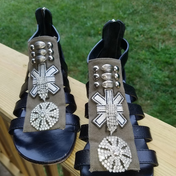 Giuseppe zanotti flat zip back sandles - Picture 3 of 6